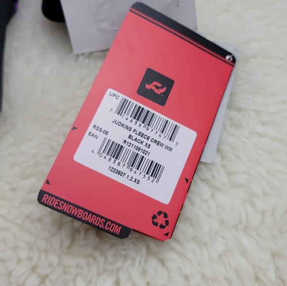 Ride Snowboards JUDKINS Fleece Crew Jacket Sz XS - Picture 8 of 16